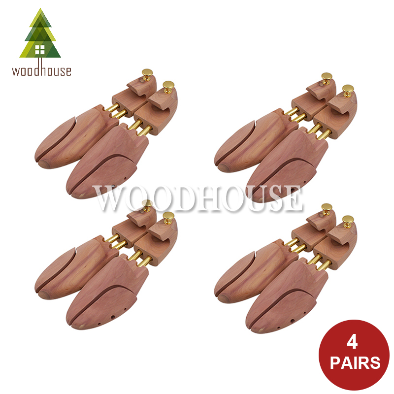 Shoe Tree Cedar - 4-PACK Heren en Dames Twin Tube