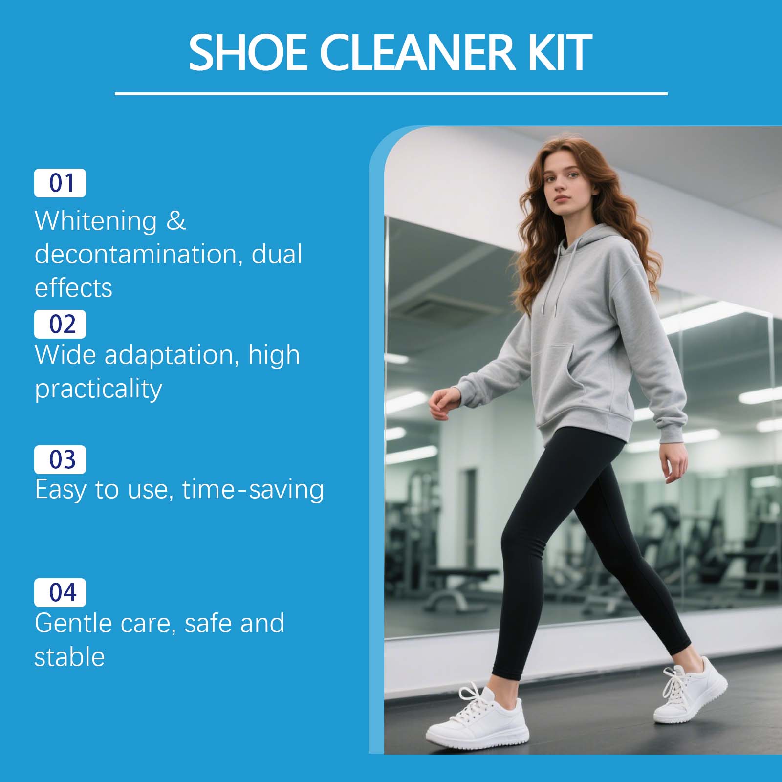 Schoenbleekgelset met tape en  - Sneaker Care Whitener recensie en prijs