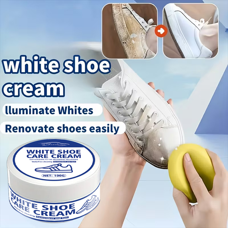 Witte sneakerverzorgingscrème  - Sneaker Care Whitener recensie en prijs