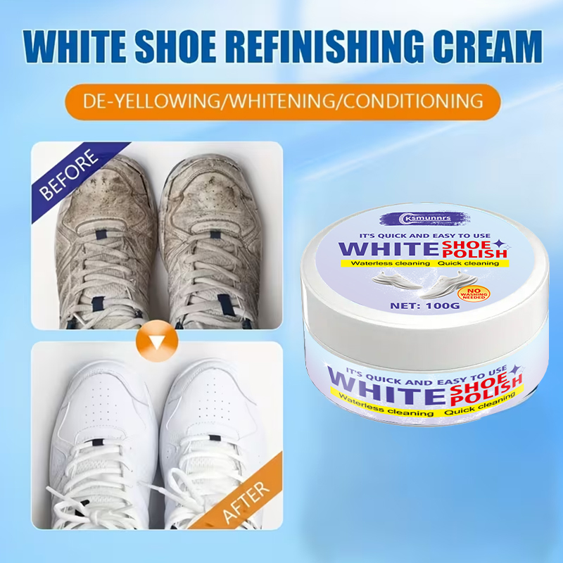Witte schoenverzorgingscrème,  - Sneaker Care Whitener recensie en prijs